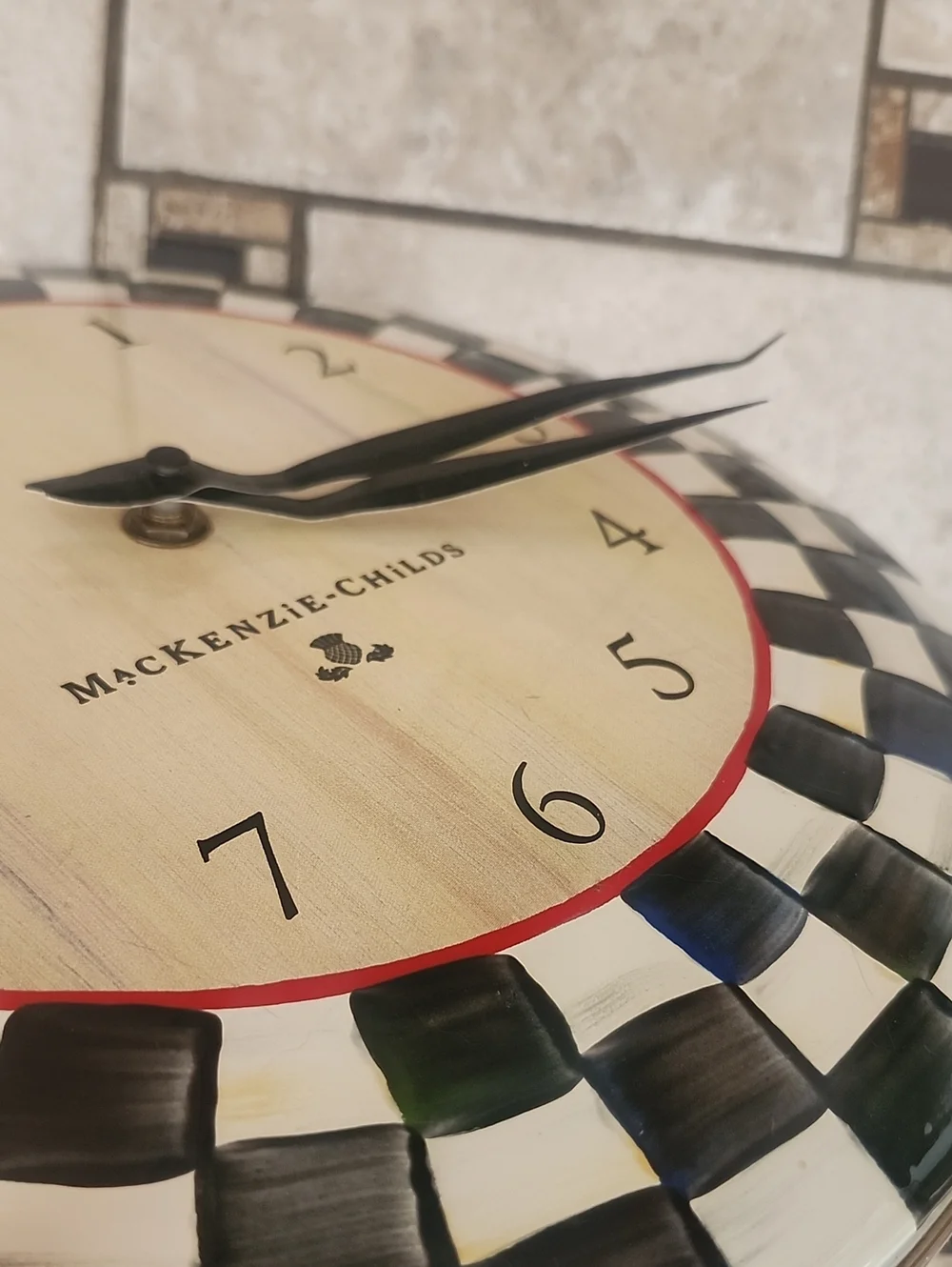 MacKenzie-Childs iconic checkered